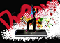 人物跳舞剪影手机海报背景 街舞 酷炫 黑色背景 背景 设计图片 免费下载 页面网页 平面电商 创意素材