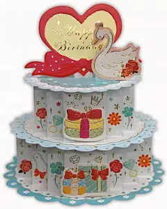 SEASON台湾四季25K生日立体卡生日祝福精美卡片创意贺卡附信封纸品-tmall.com天猫
