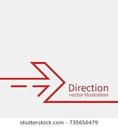 Direction concept. A...