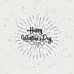 情人节-书法排版徽章可以使用