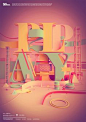 Typography 04. on the Behance Network #type #3d