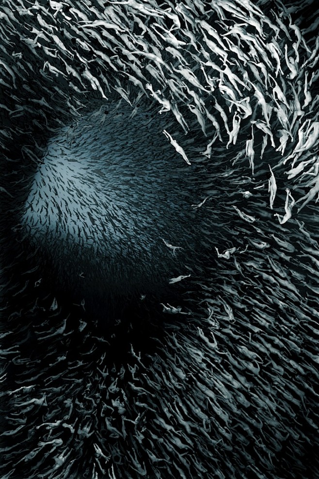 surrealmosaicsmadefromthousandsofswarmingbodiesmymodern