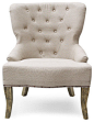 Library Chair, Ivory contemporary chairs