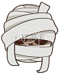 Mummy, Vector clip art illustration