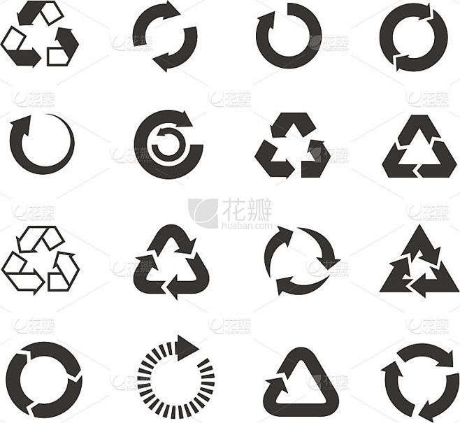 回收图标向量集
