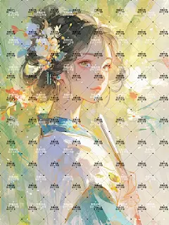 AI版权图古风女1852