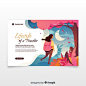 Travel landing page Vector | Free Download