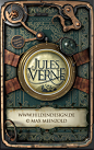 Jules Verne - Steampunk cover by MaxMade