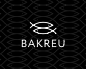 标志说明：BAKREU海鲜产品logo设计。