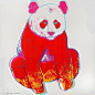 安迪·沃霍尔（Andy Warhol），《大熊猫》，1983年，新加坡巴图画廊