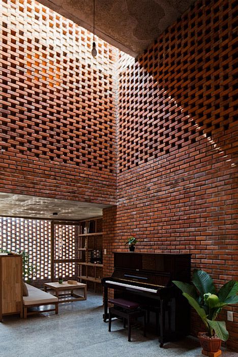 Perforated brick hou...