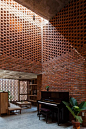 Perforated brick house by Tropical Space is based on termites’ nests. ❥"Hobby&Decor" | Inspirações em Decor! | #arquitetura #architecture #decor #interiordesign