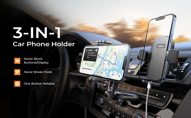 CD Slot Car Phone Ho...