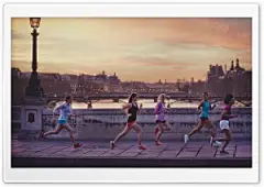 慢跑超高清壁纸4K UHD宽屏台式机，平板电脑和智能手机