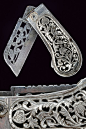 A silver mounted folding knife    provenance:   Asia dating:    19th Century