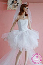 可爱芭比娃娃婚纱礼服欣赏 体现少女的可爱_新娘婚纱礼服