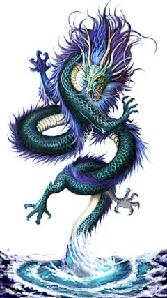 霸气华丽龙图案手机壁纸 640x1136
