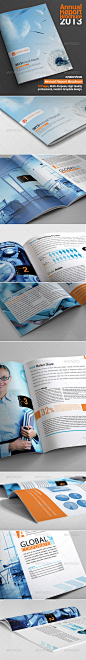 Annual Report Brochure " Grow " - GraphicRiver Item for Sale