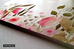 肉桂花 - 花卉手工制作的剪贴画Cinnamon Flowers 设计模板 