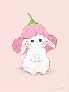 -ご小石头采集到兔子