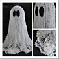 Floating Cheesecloth Ghost by www.loveandlaundry.com