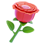 Rose Flower  3D Icon