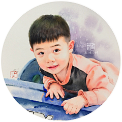 cchart采集到水彩人物