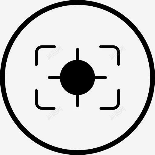 捕获目标瞄准图标 icon 标识 标志 UI图标 设计图片 免费下载 页面网页 平面电商 创意素材-花瓣网