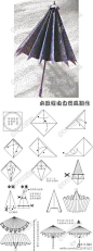 【小纸伞折纸】视频教程请链接：http://www.tudou.com/programs/view/44Ojh9RdSs0/