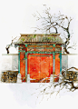 〔 古风水彩素材 〕 作者' 三国北斗斋
