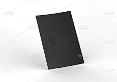 空白传单，小册子明信片，目录和小册子模拟模板孤立的白色背景，3d插图。