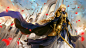 Anime 8765x4858 Sword Art Online Sword Art Online Alicization anime girls women with swords armor long hair Alice Zuberg fan art 2D blue eyes rose petals blonde
