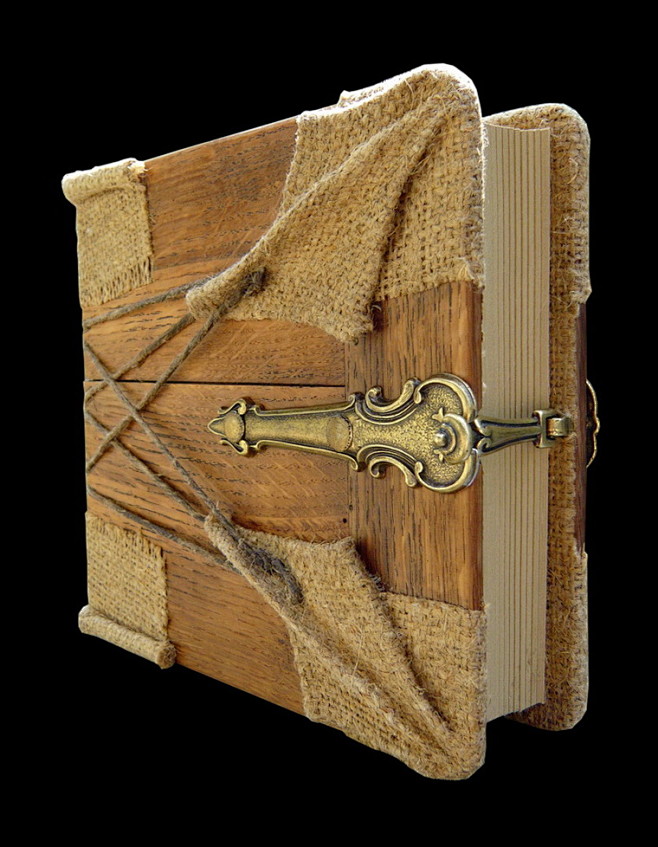 Jute Journal with st...