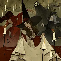挑战对于恐惧与爱、美丽和丑陋的观念，哥特式暗黑系插画师Abigail Larson (3)