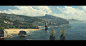 Rings Of Power concept art, the coast of Numenor