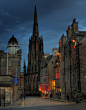 Dusk, Edinburgh, Scotland
