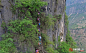 【中国人的一天】悬崖上的村庄：孩子爬藤梯上学_新闻_腾讯网