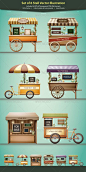 Stall Vector Illustration - Commercial / Shopping Conceptual: 