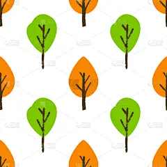 式样,华丽的,壁纸,涂料,四方连续纹样,儿童,植物,树,问候,绘制