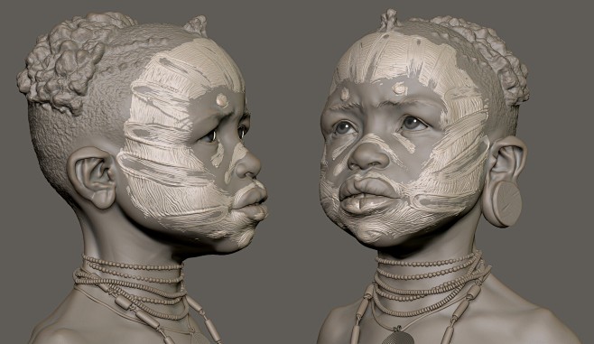 Afro kid - Warpaint ...
