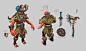 Aquatic Call to Arms Dota 2 Workshop Cosmetic Concepts, Kyle Cornelius : These concepts were created for the Aquatic Call to Arms, for the Dota 2 Workshop. Base character models were created by Valve.