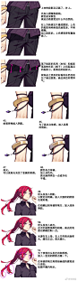 #绘画参考# 画师茶久人（Pid=1107781）使用优动漫PAINT（CSP官方中文版）绘制作品过程！超级细致的步骤~ ​​​​