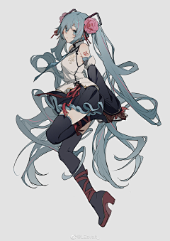 桃骨朵采集到miku