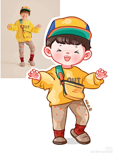 Kimyi采集到儿童插画