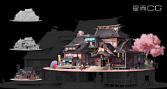 赶时间的猫采集到场景-设定-单体/东/古