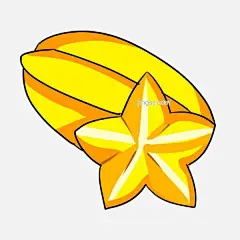 黄色圆弧杨桃食物元素图片大小2000x2000px 图片尺寸255.29 KB 来自PNG搜索网 pngss.com 免费免扣png素材下载！插画#吃的#高光#光泽#黄色#卡通#美食#水果#纹理#五角星#杨桃#圆弧#装饰图案#