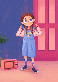女女太帅了采集到人物插画