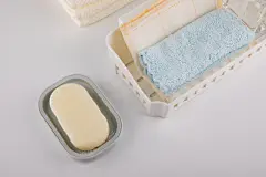 浴室洗护组合清洁洗浴洗护用品摄影图