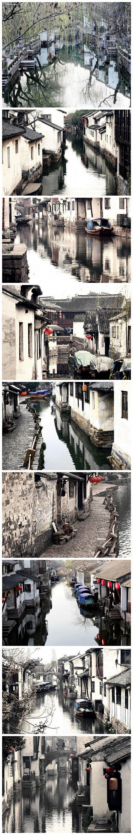 迷上中国风：水墨江南，小桥，流水，人家，...