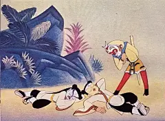 重彩与张力的造型｜上美人参果连环画电子版 - 小红书